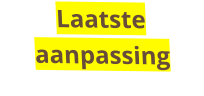 Laatste aanpassing